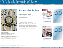Tablet Screenshot of haidenthaller.at